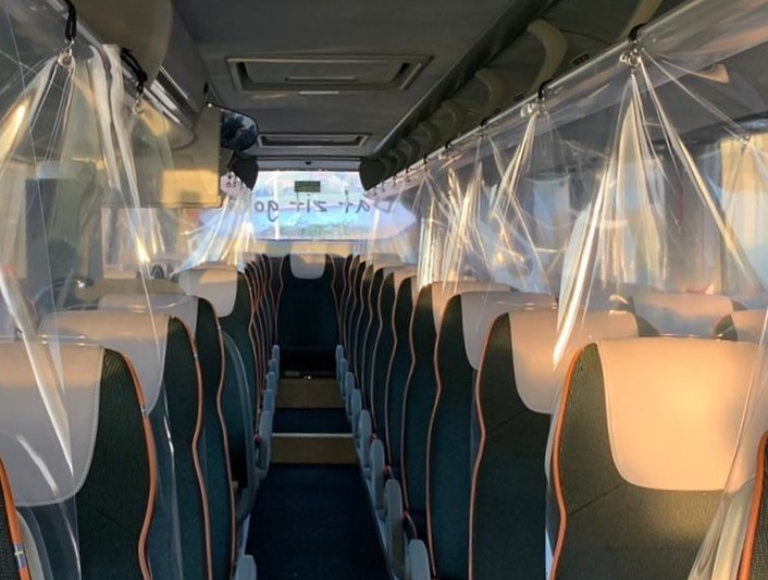 Passagiers scherm (1,00 m.)